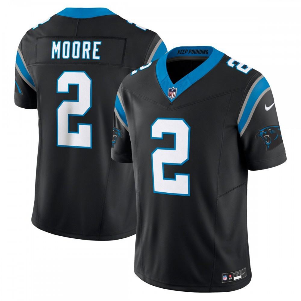 D.J. Moore Carolina Panthers Nike Vapor F.U.S.E. Limited Jersey - Black-GridironStore